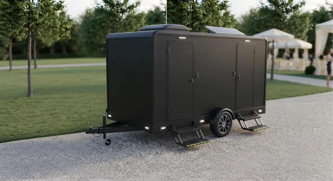 2 Stall Restroom Trailer in Tallahassee, FL