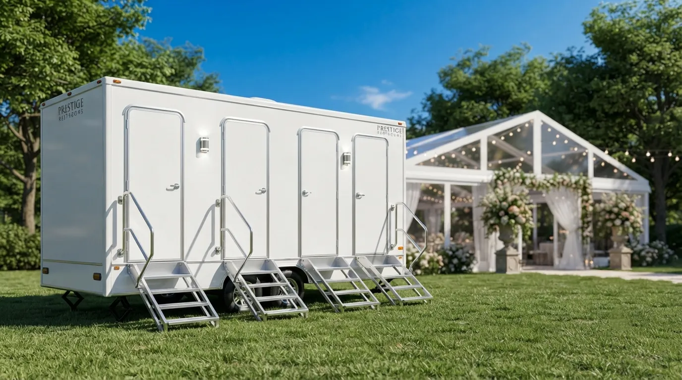 4 Stall Restroom Trailer in Tallahassee, FL