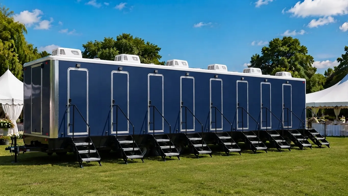 8 Stall Restroom Trailer in Tallahassee, FL