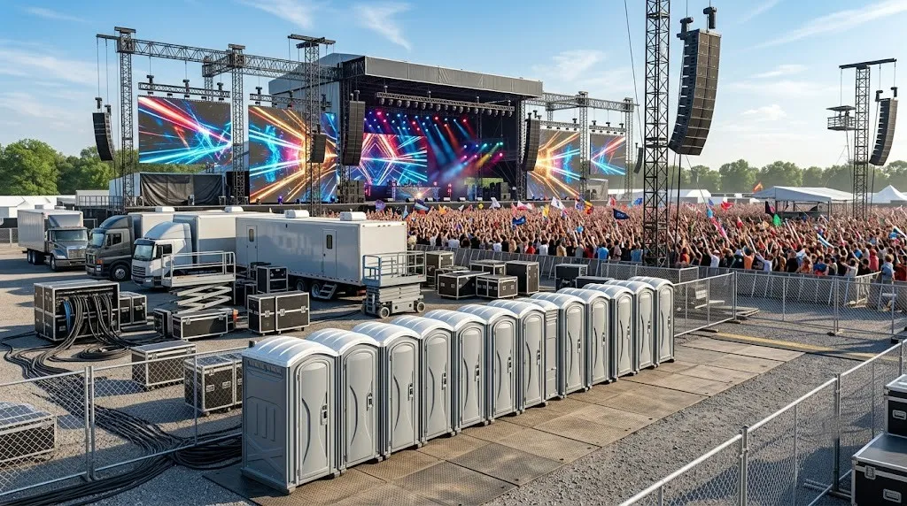 Concert Restroom Rental in Tallahassee, FL