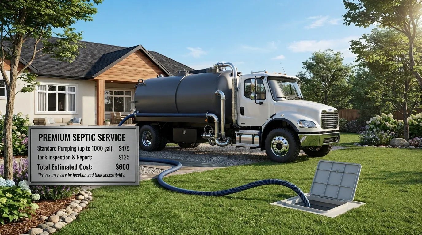 Septic Tank Pumping Cost in Tallahassee, FL